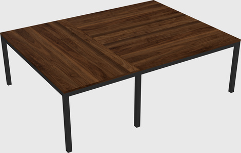 Shared office desks
