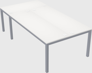 Shared office desks