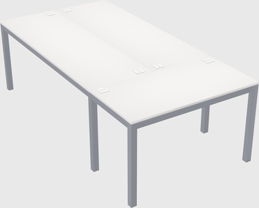 Shared office desks