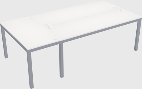 Shared office desks