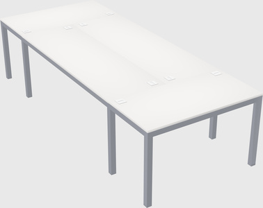 Shared office desks