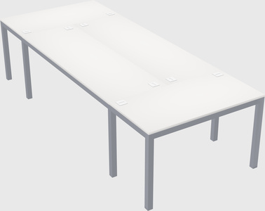 Shared office desks