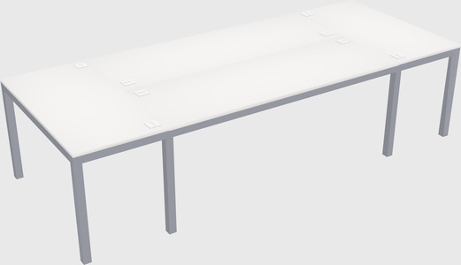 Shared office desks