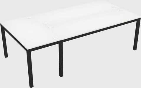 Shared office desks