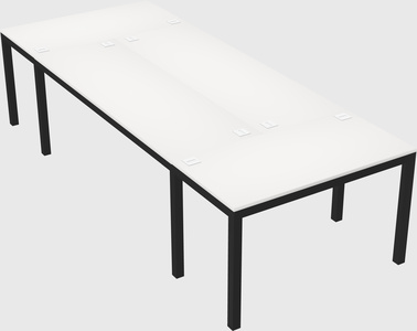 Shared office desks