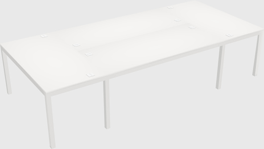 Shared office desks