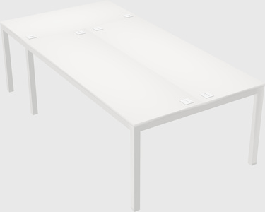 Shared office desks