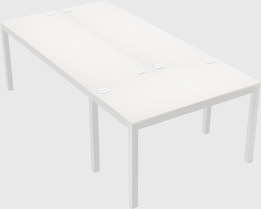 Shared office desks