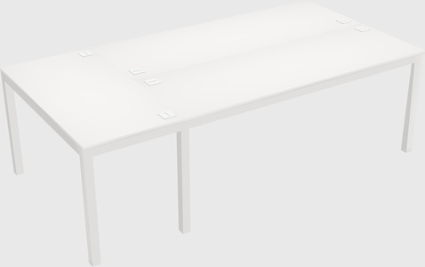 Shared office desks