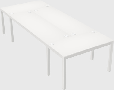 Shared office desks