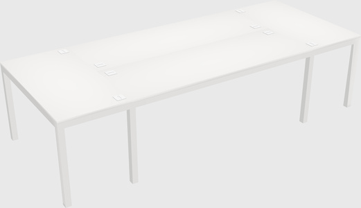 Shared office desks