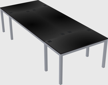 Shared office desks