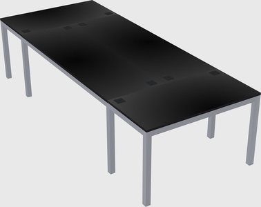 Shared office desks