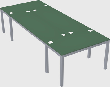 Shared office desks