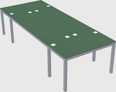 Shared office desks