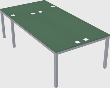 Shared office desks