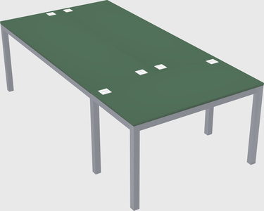 Shared office desks
