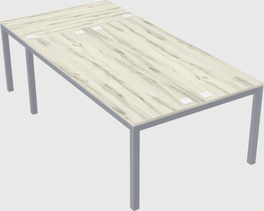 Shared office desks