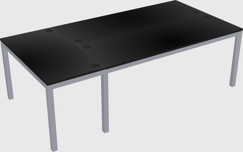 Shared office desks