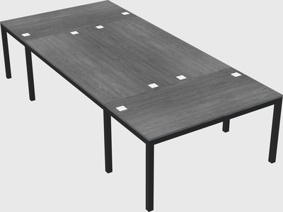 Shared office desks