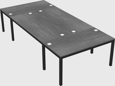 Shared office desks
