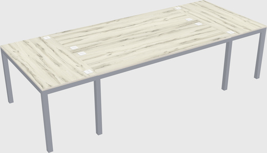 Shared office desks