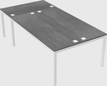 Shared office desks