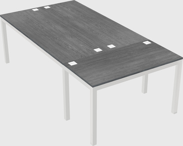 Shared office desks
