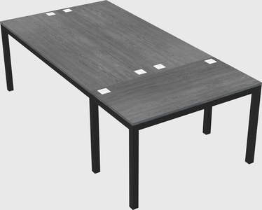 Shared office desks