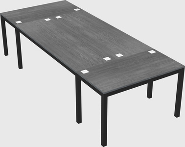 Shared office desks