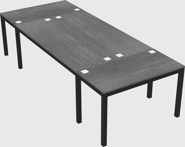 Shared office desks
