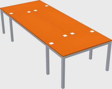 Shared office desks