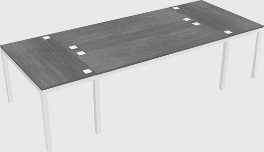 Shared office desks
