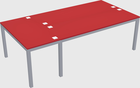 Shared office desks