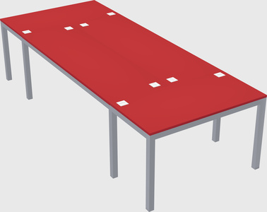 Shared office desks
