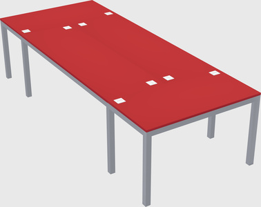 Shared office desks