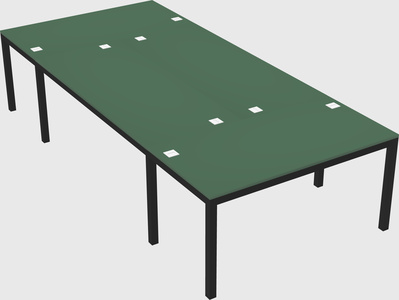 Shared office desks