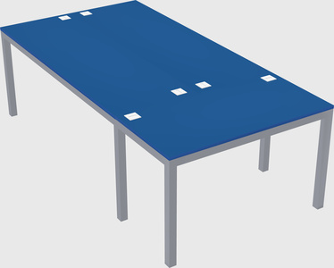 Shared office desks