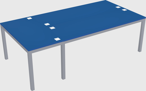 Shared office desks