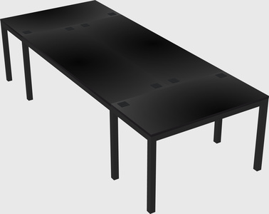 Shared office desks