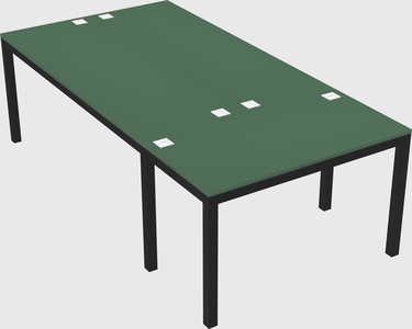 Shared office desks
