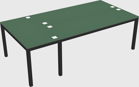 Shared office desks