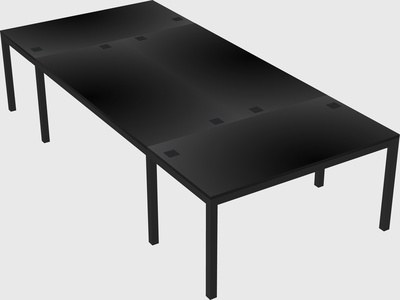 Shared office desks