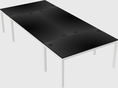 Shared office desks