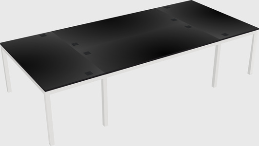 Shared office desks