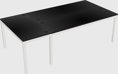 Shared office desks