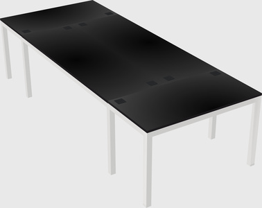 Shared office desks