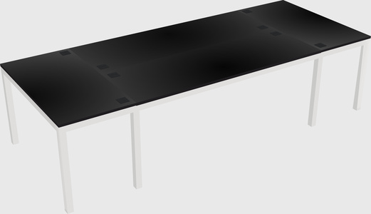Shared office desks