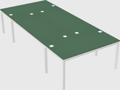 Shared office desks