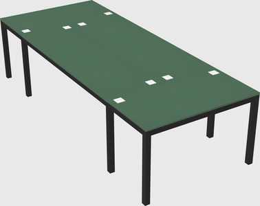 Shared office desks